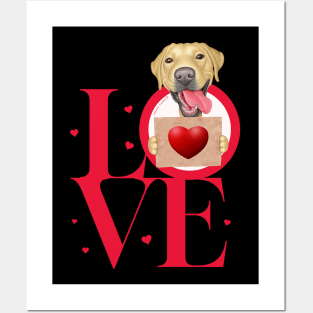 Labrador Retriever Love Posters and Art